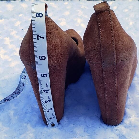 Aldo size 10 faux suede wedge heel - Picture 12 of 16